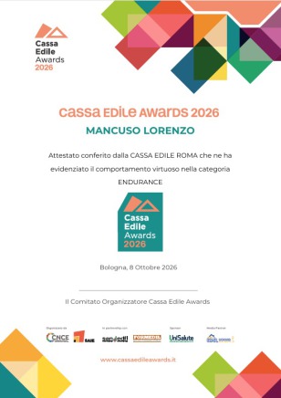 Premiazione Studio Mancuso Cassa Edile Awards 2026 Bologna SAIE